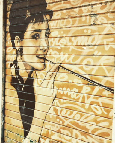 Audrey Hepburn in Verona Art Photo