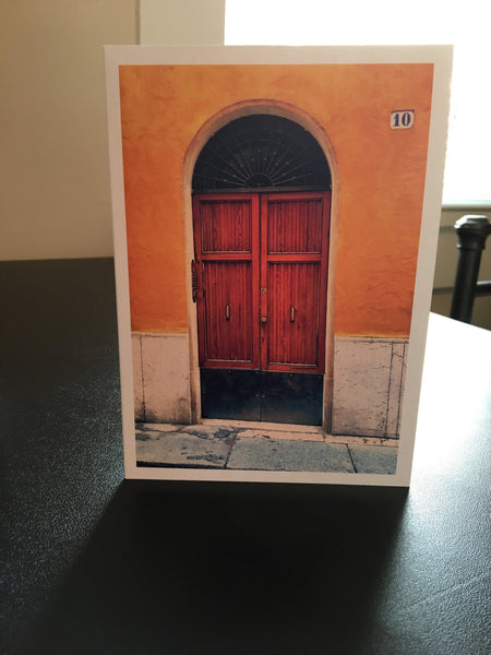 Doors of Italy Series; Single Notecard (4x6)