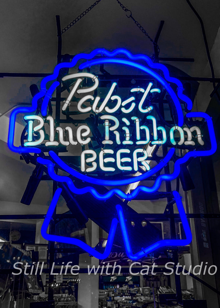 Pabst Blue Ribbon Neon